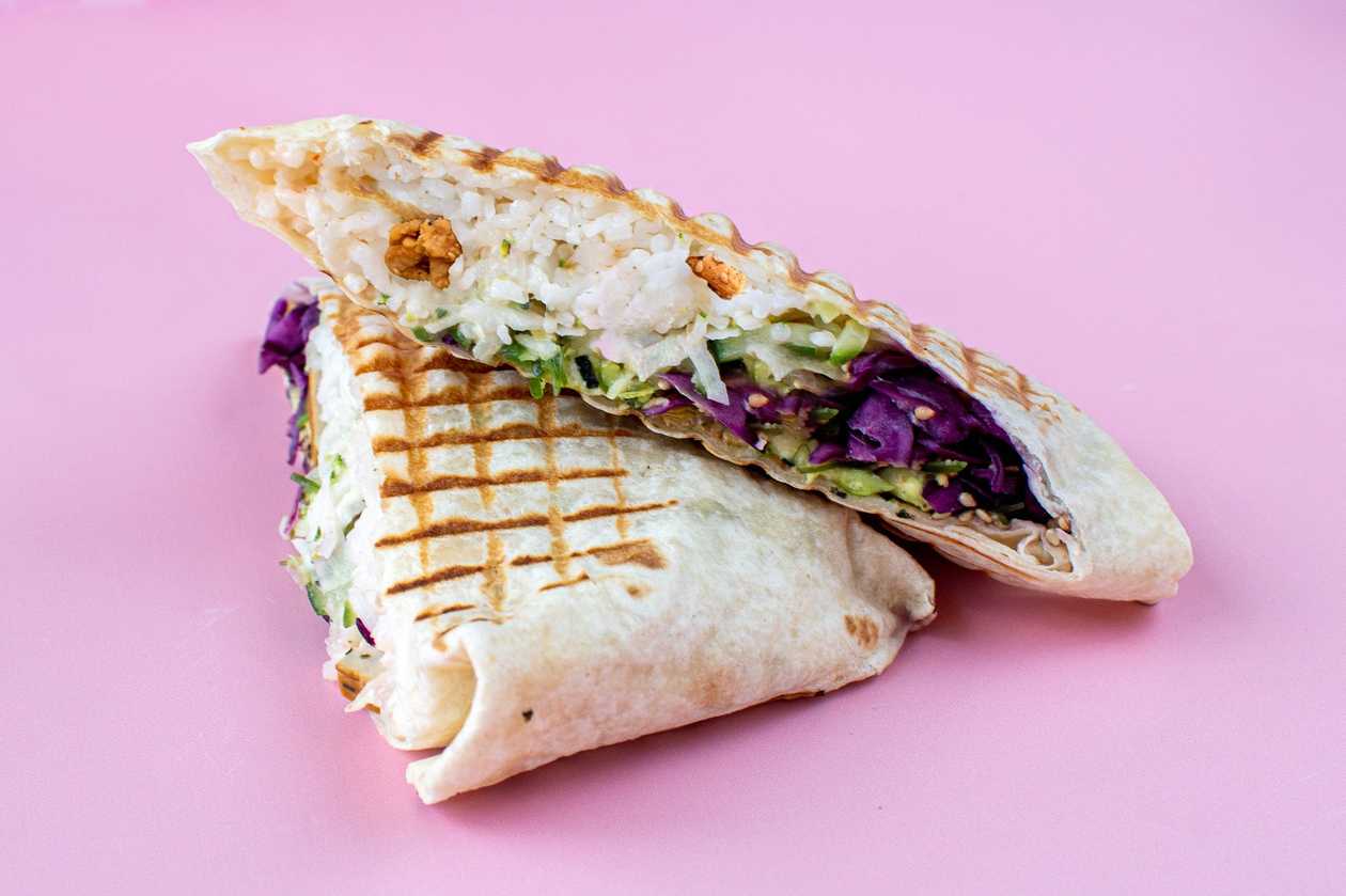 Korean Tempeh Wrap