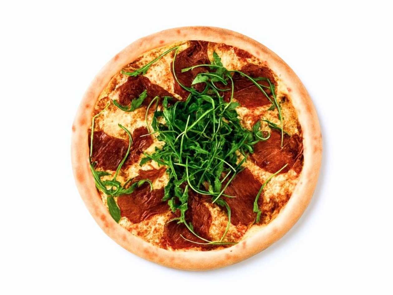 Bresaola di Parma beef pizza