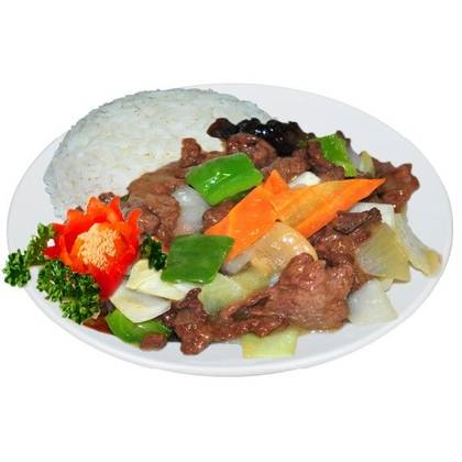 31. Hovězí se Zeleninou s Rýží