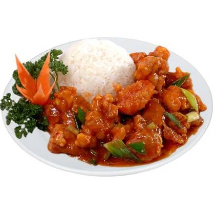 22. Kuře po Chunansku s Rýží