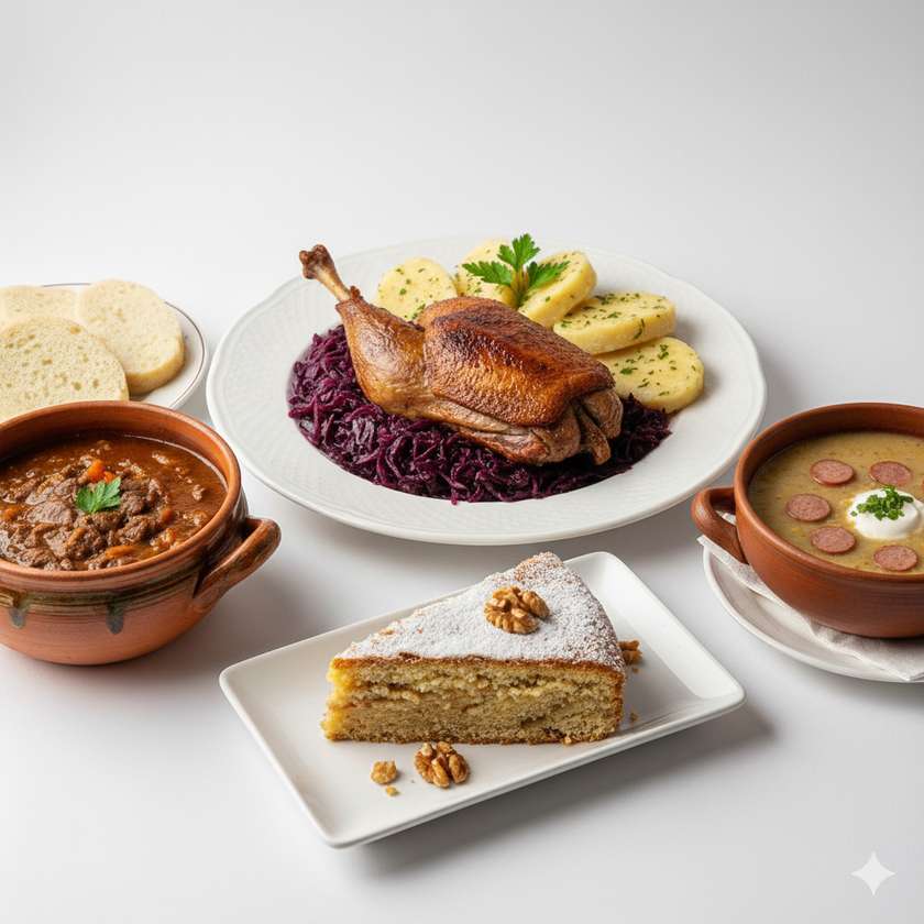 Croiasant s malinovým krémem