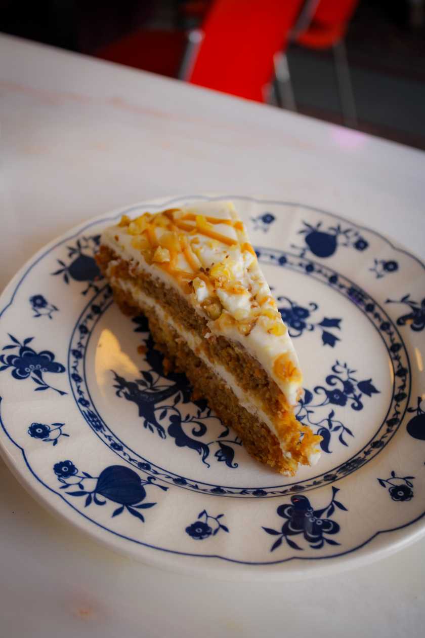 Carrot and walnut cake