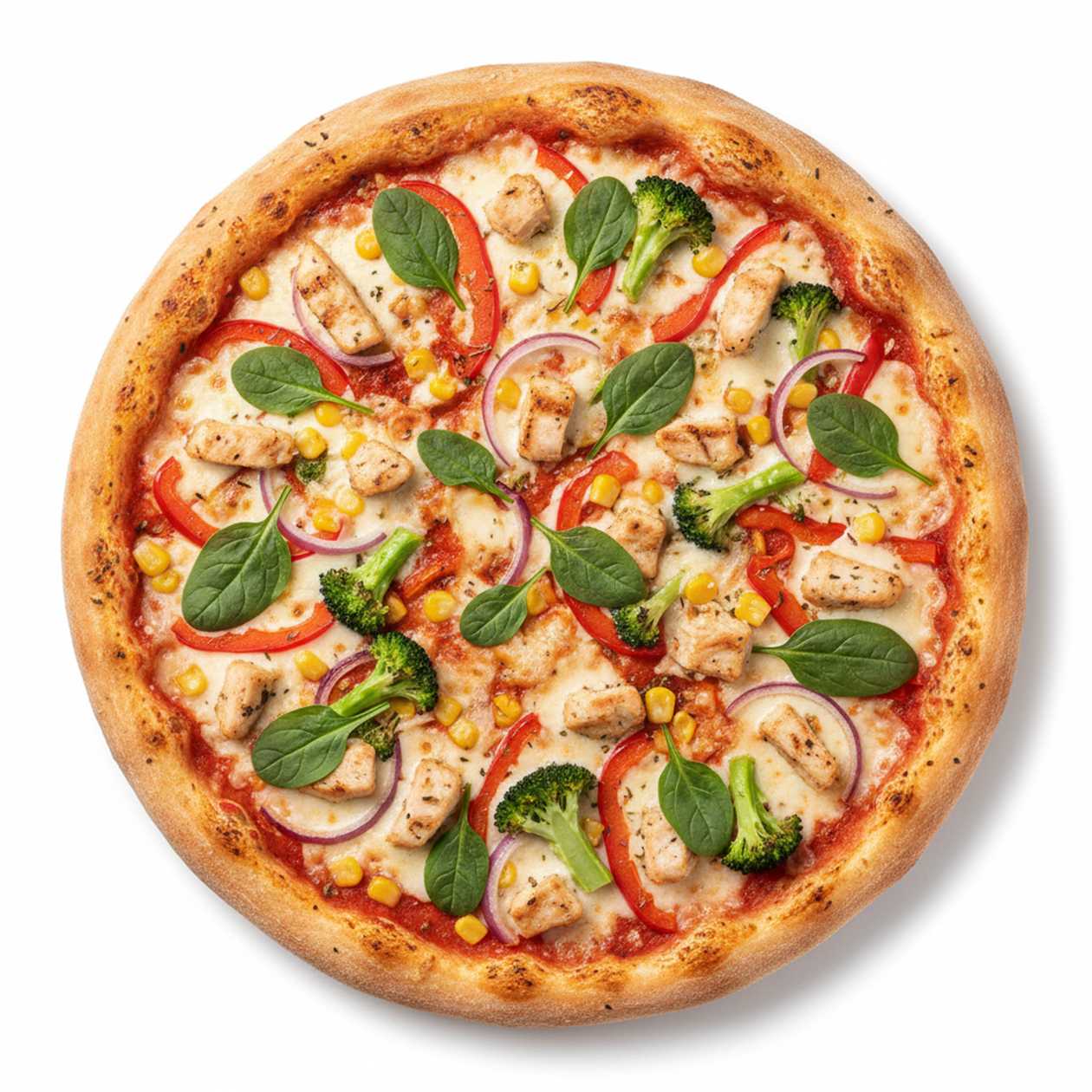Medium Chicken veggies Pizza