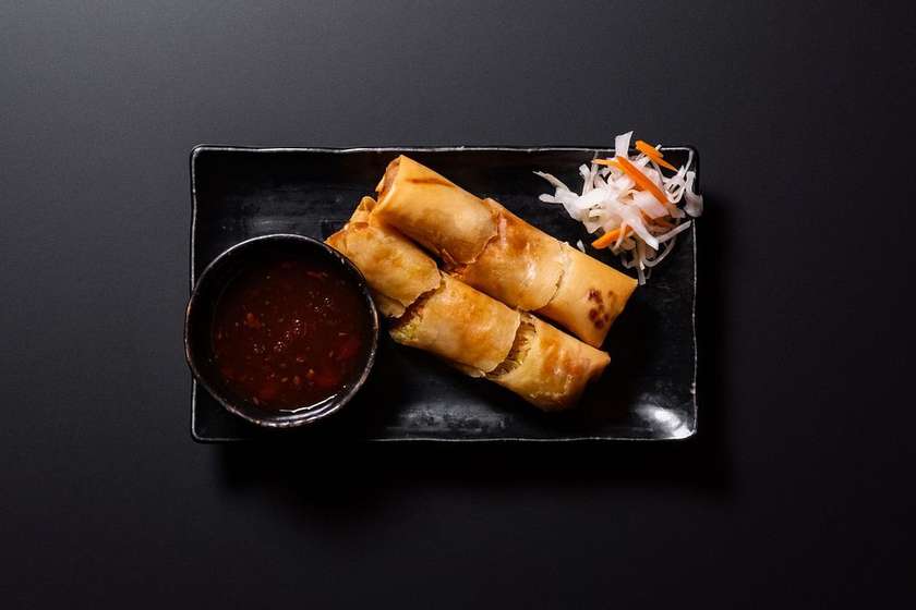 3.Veggie Rolls