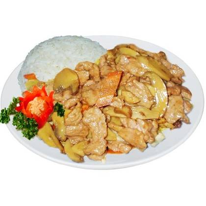 29. Vepřové se Žampiony s Rýží