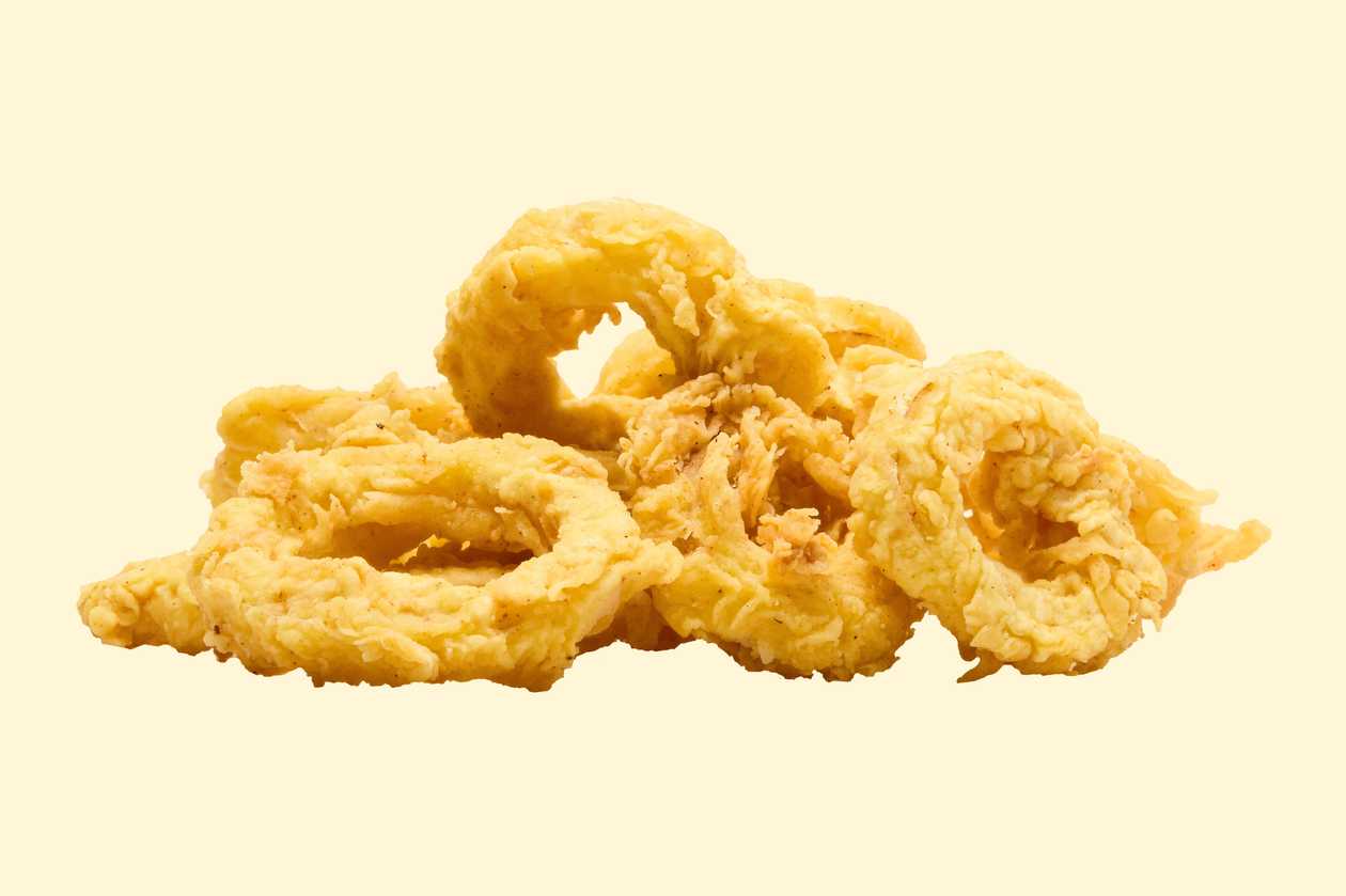 Homemade onion rings
