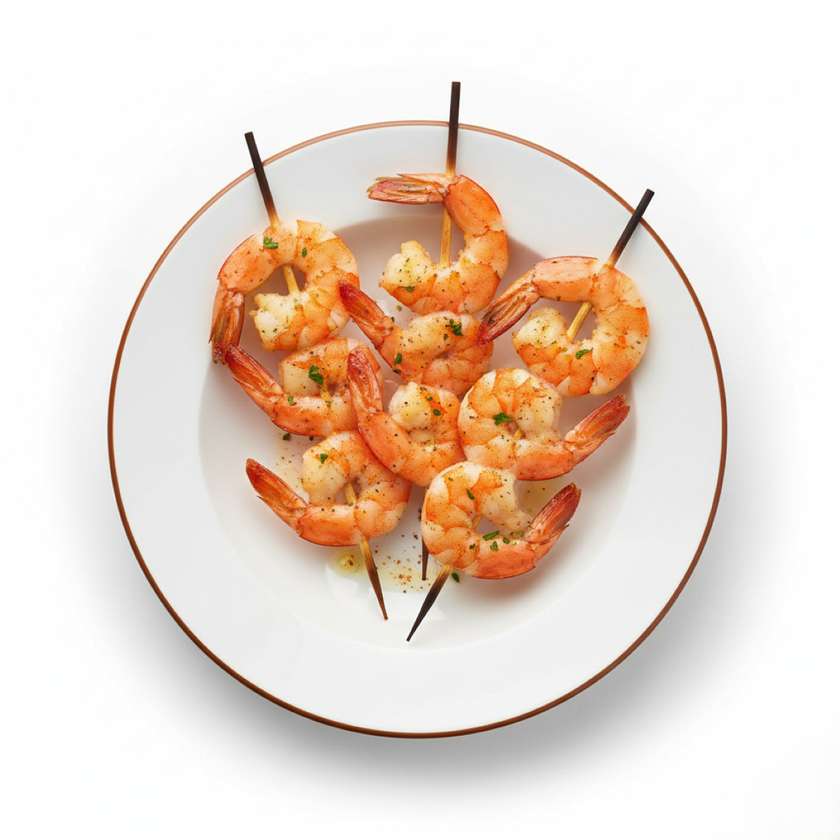 Shrimp on a skewer