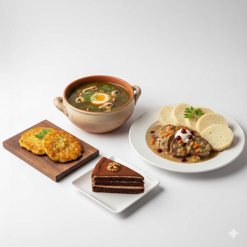 Hovězí perkelt s tarhoňou