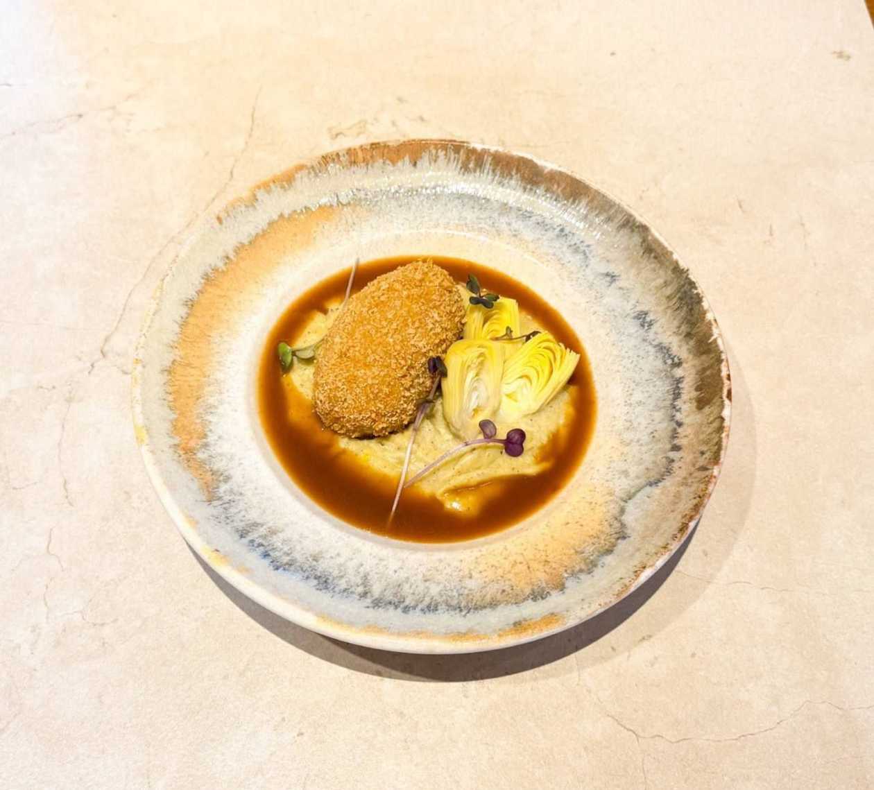 Chicken Kyiv with Mushrooms and Artichokes