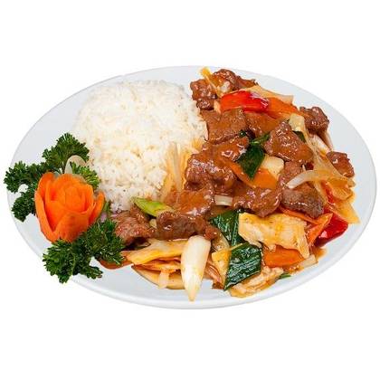 32. Hovězí po Sečuánsku s Rýží