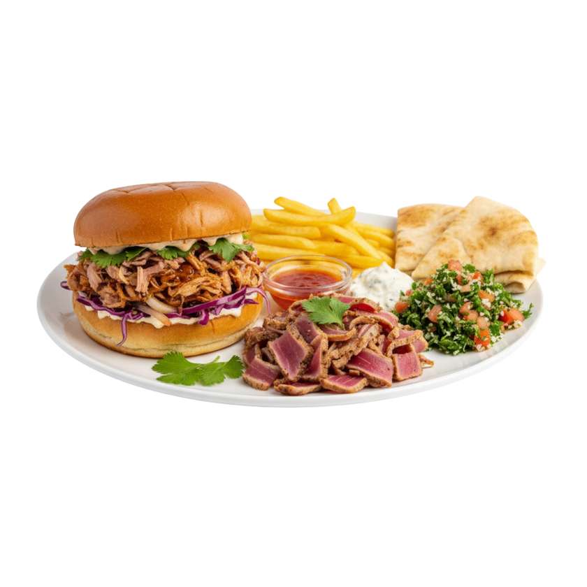 Sweet Tuna shawarma