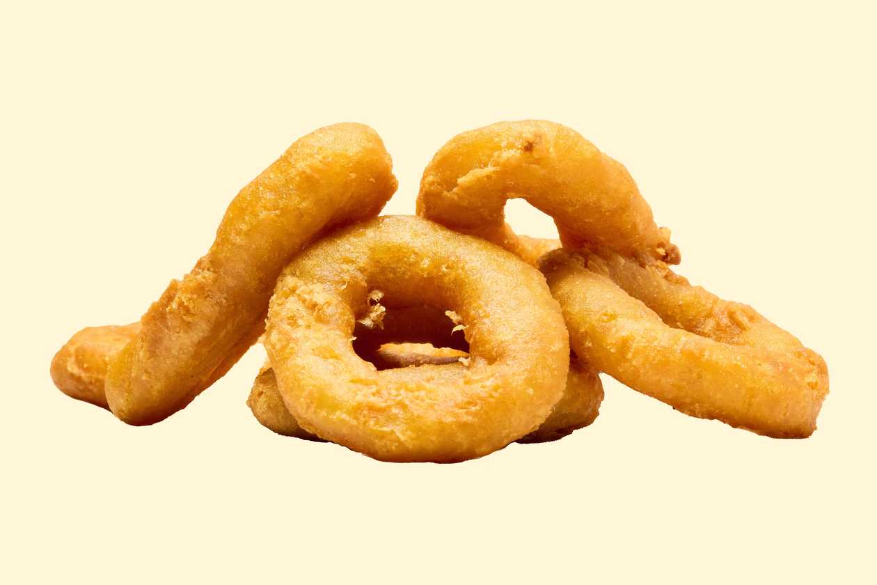 Fried squid rings
