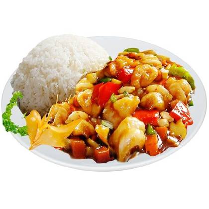 40. Krevety "Kung - Pao" s Rýží