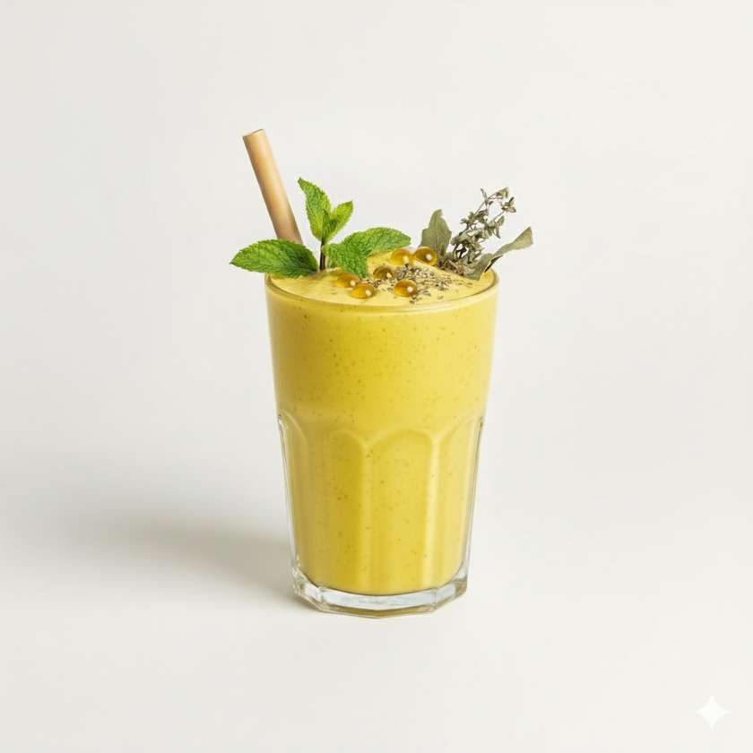 L Pokhara Milkshake with Ayurvedic anti-ill herbs