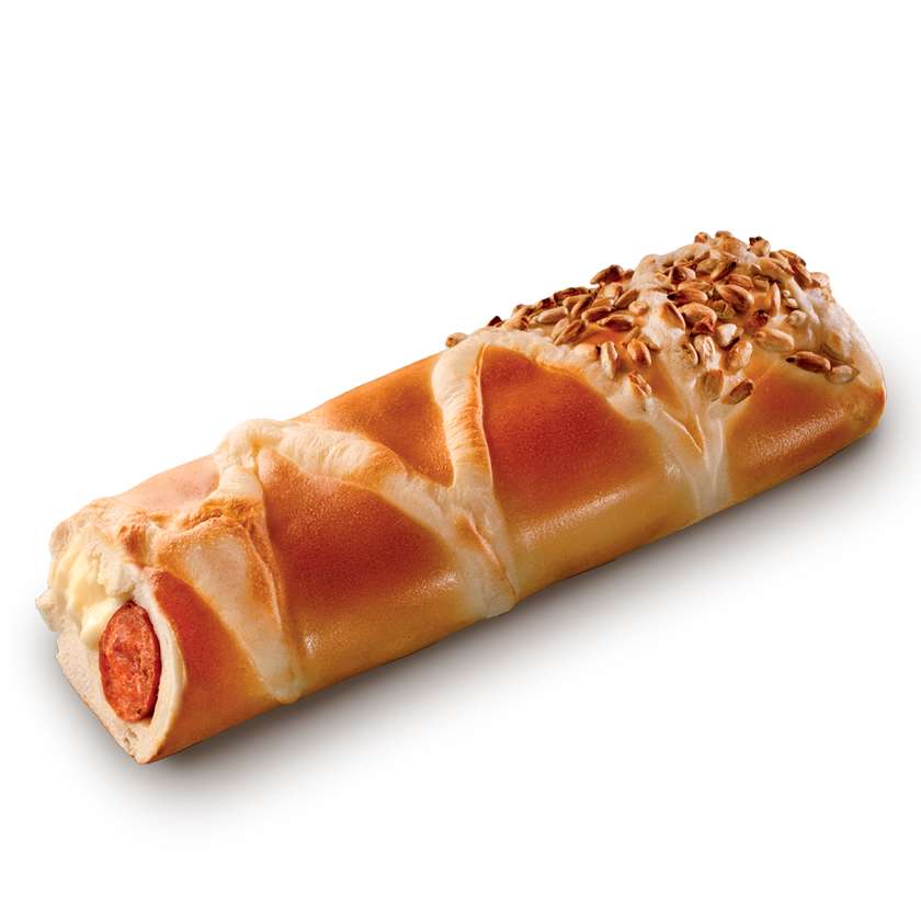 Deli Wrap Hot Sausage and mozzarella