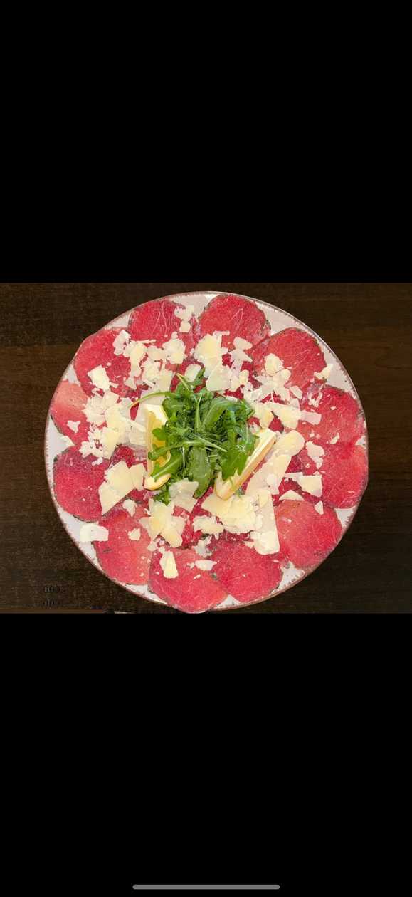 Beef Tenderloin Carpaccio