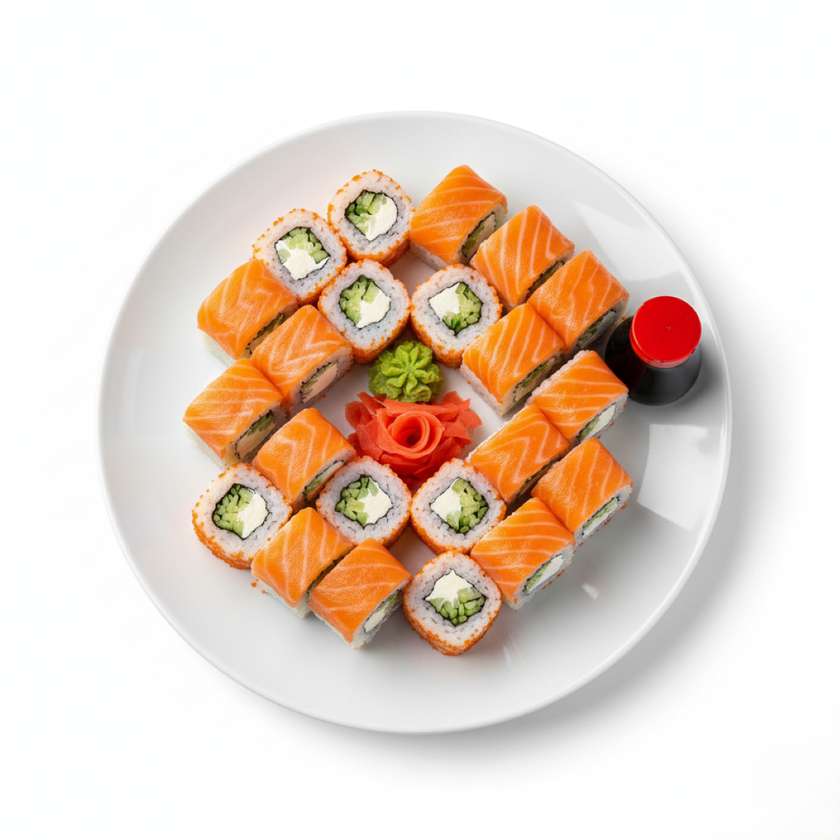 Philadelphia maki with salmon