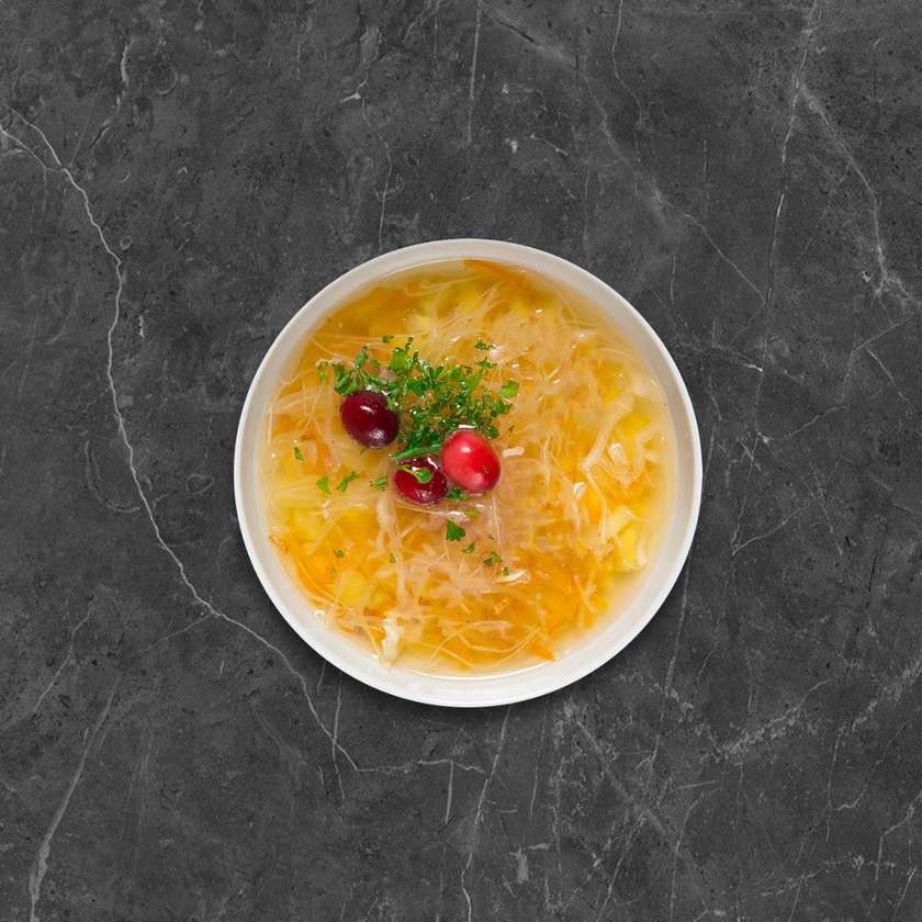 Raugintų kopūstų sriuba