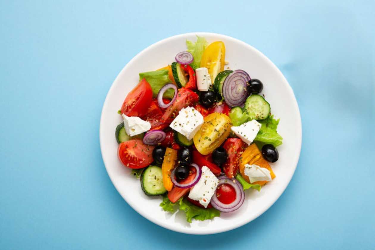 Tomato, Cucumber, and Onion Salad