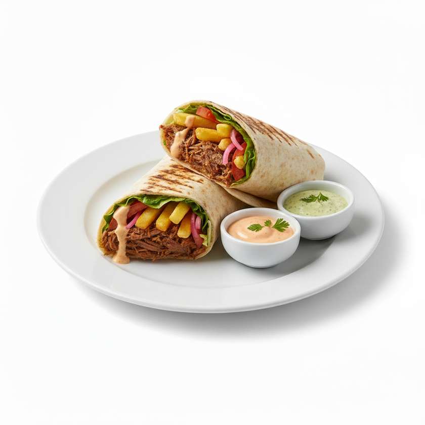 Wrap rebitud veiselihaga