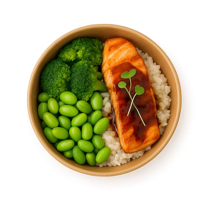 Salmon Teriyaki Box