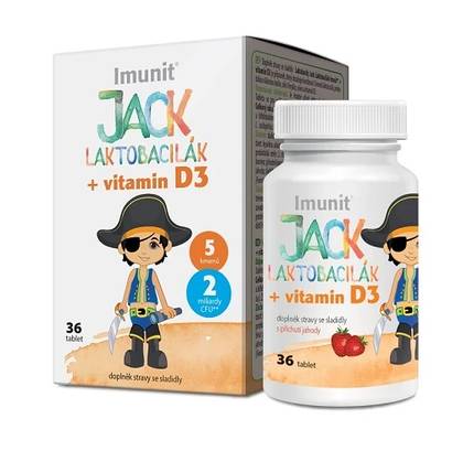 Lactobacilli JACK LACTOBACILLUS Immunity+vit.D3 36 tablets