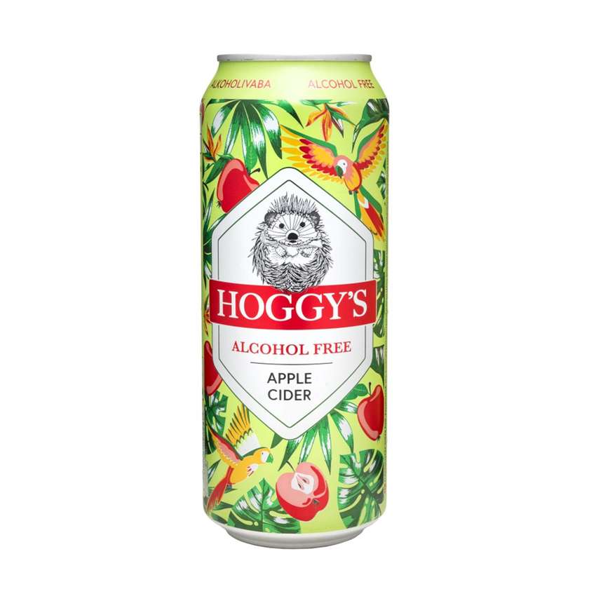 Hoggys apple non alco 0,0%, 0,5 l