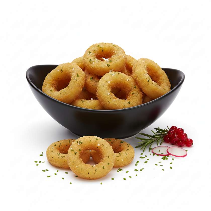 10pcs Fried Onion Rings /1,3,7/