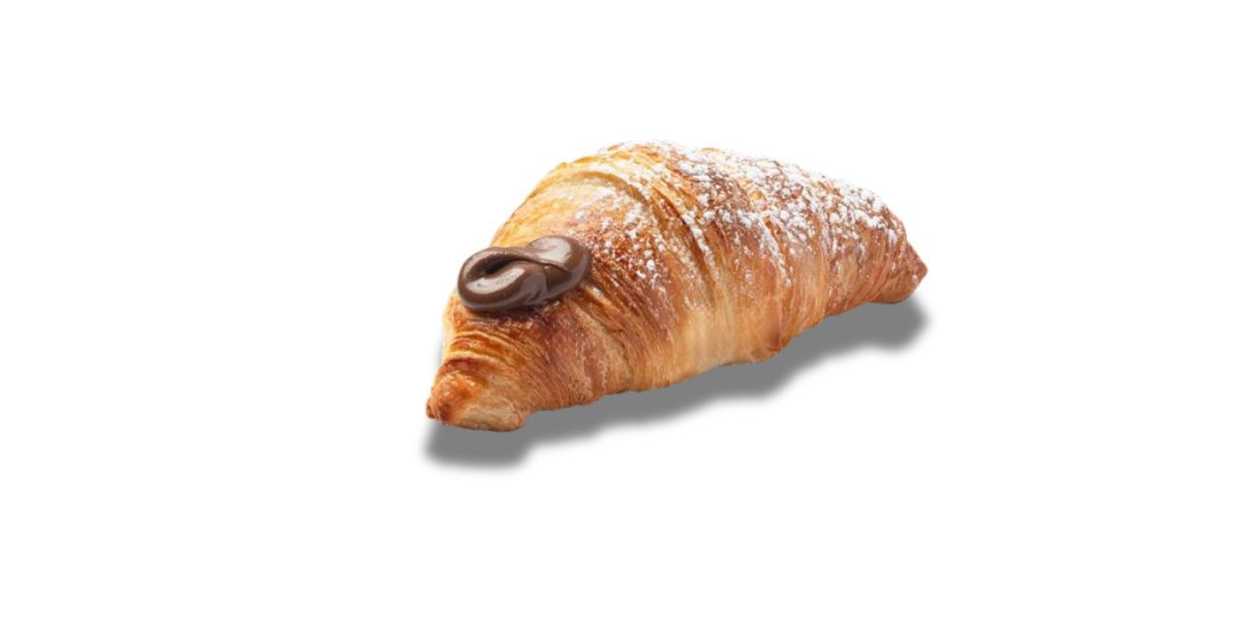 Croissant z nadzieniem orzechowo-kakaowym