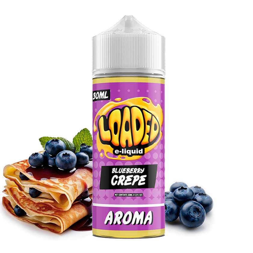 Loaded – Blueberry Crepe 100ml Longfill