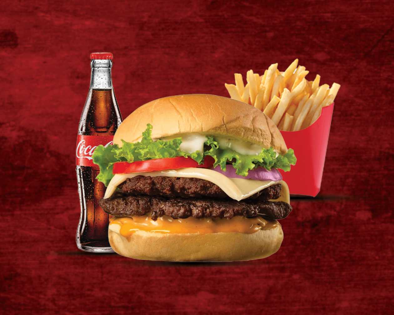 Double Beef Burger Meal