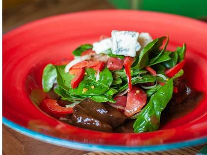 Warm Salad with Veal Cheeks