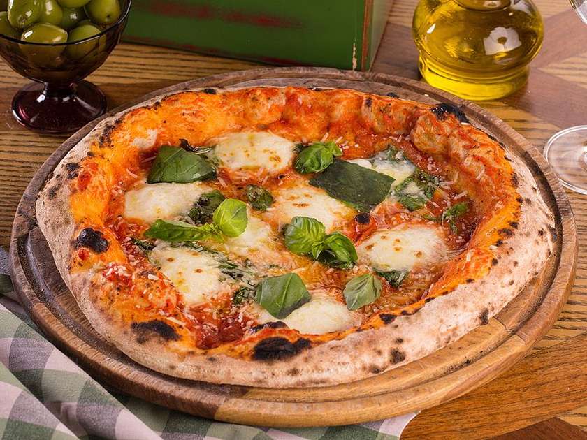 Margherita Pizza with Galbani Mozzarella and Basil