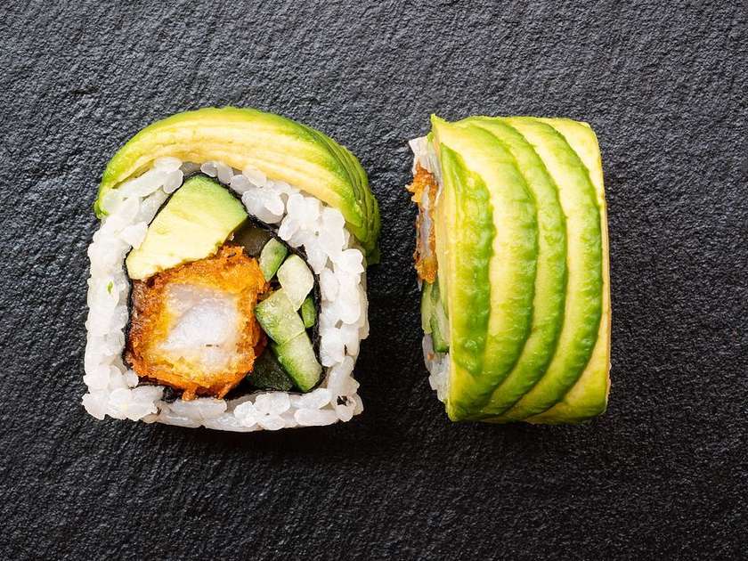 Avocado Sashimi Roll 8 Pcs