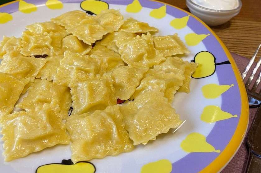 Mini Ravioli with Turkey
