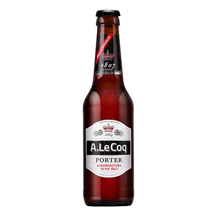 A. Le Coq Porter alkoholivaba 0.0% 0,33 l