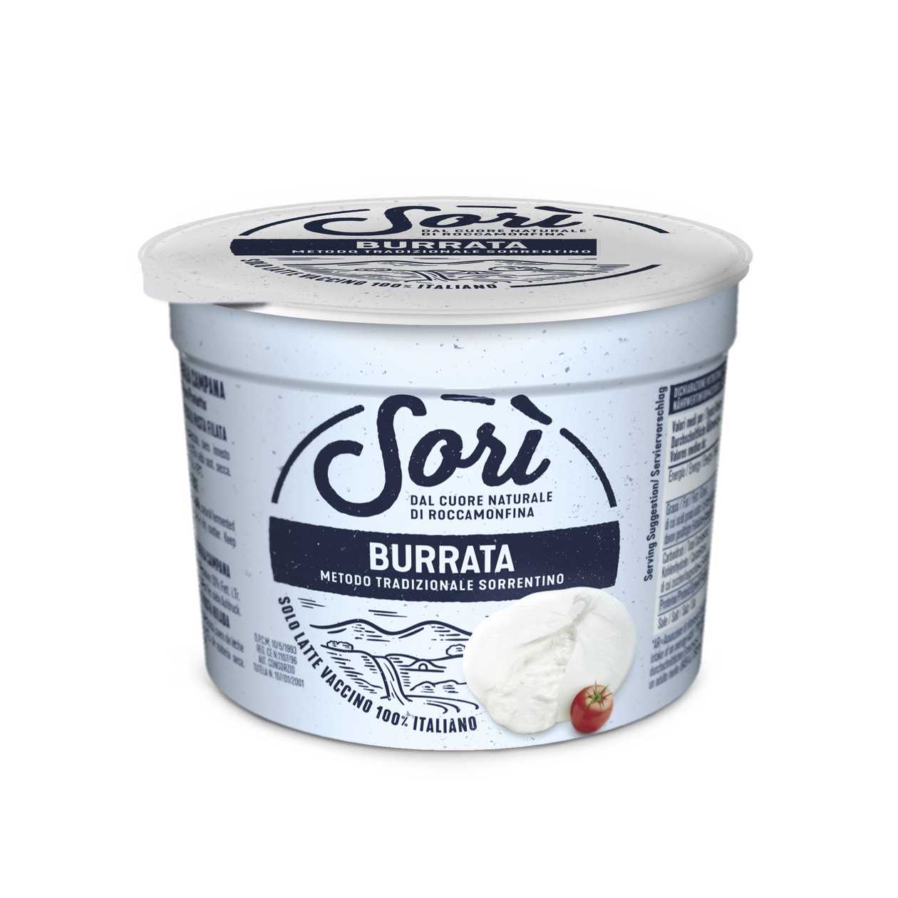 Burrata Cheese SORI, 100g (expires soon)