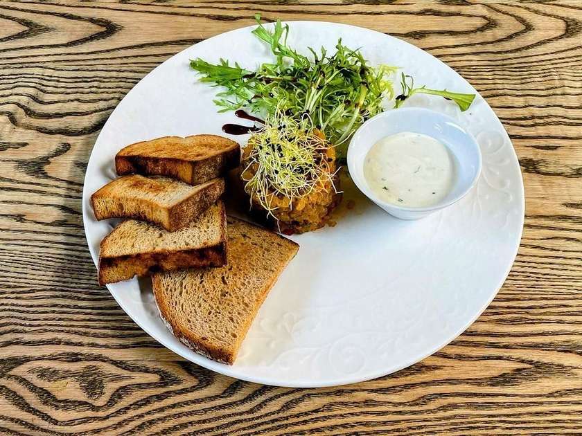 Tatarák z olomouckých tvarůžků