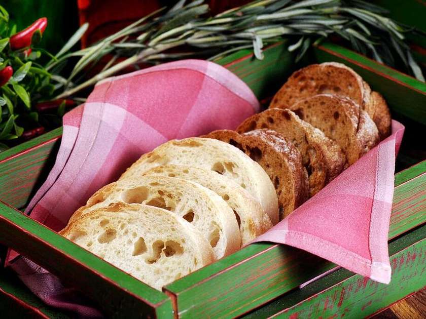 Basket of Freshly Baked Bread