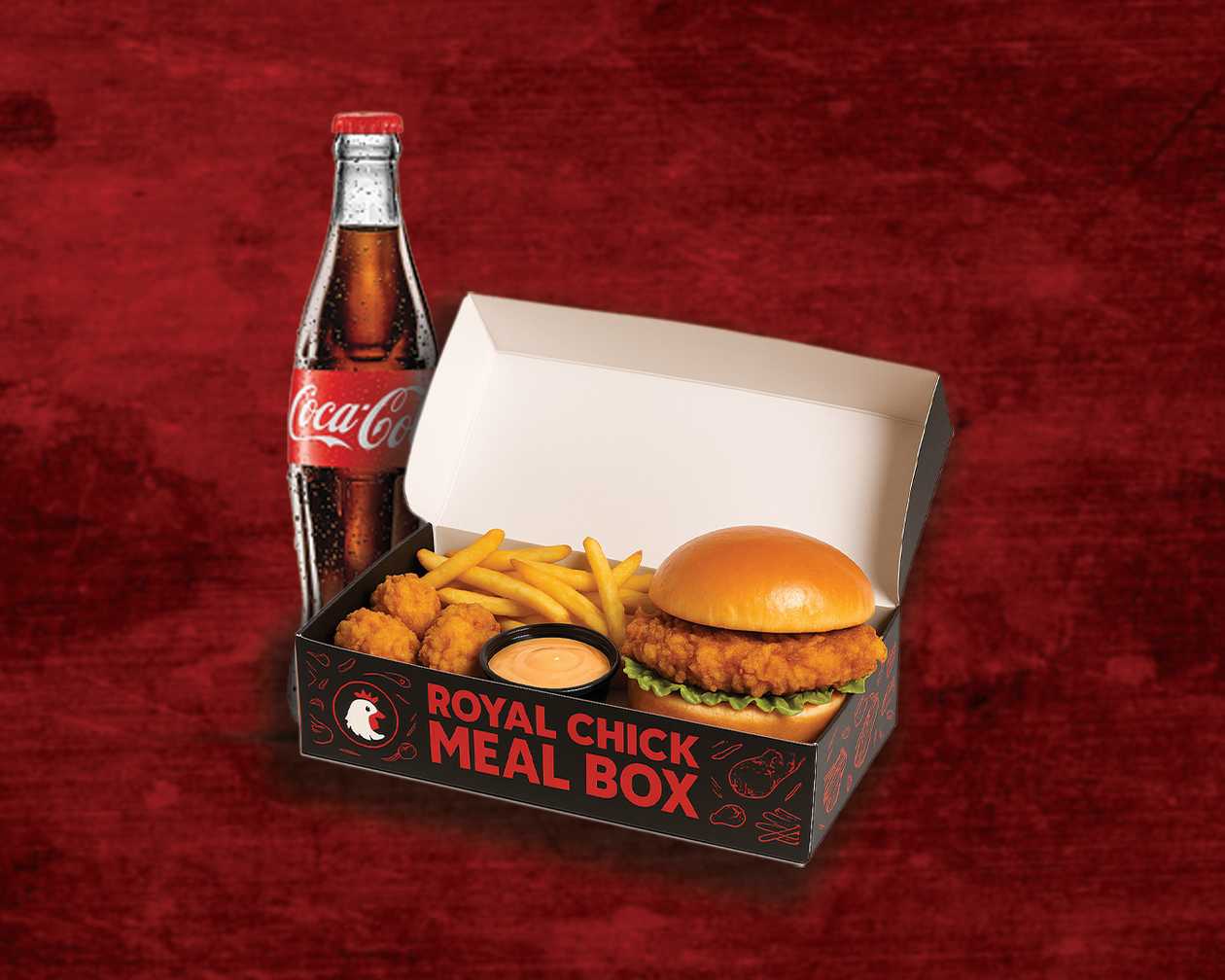 1 Spicy Fillet, 3 wings, 3 strips, 1 Fries and Drink