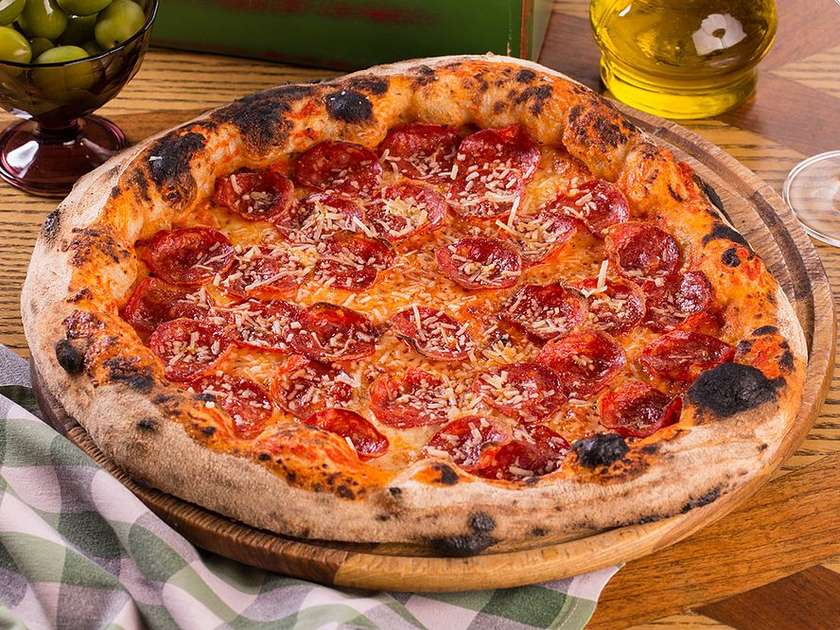 Pepperoni with Salami (Spicy or Mild)