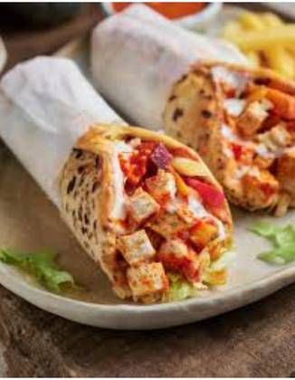 Paneer Chicken Shawarma Roll