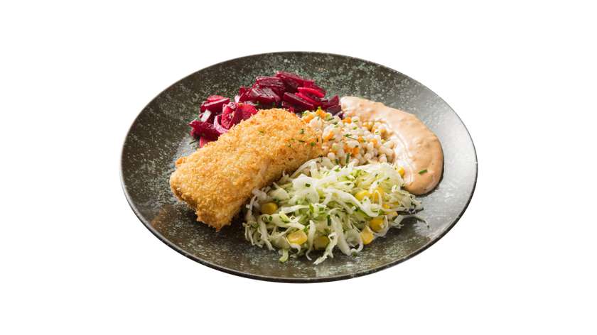 Traškus menkės kepsnys