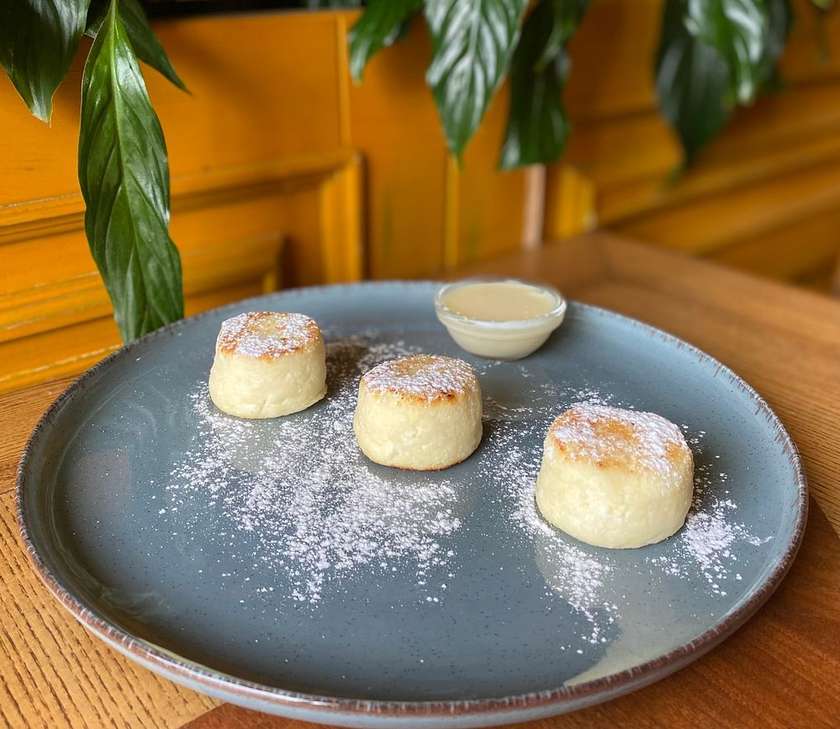 Homemade Syrniki with Condensed Milk