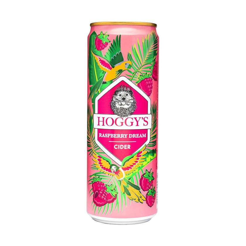 Hoggys vaarika no sugar 4,5% 0,33 l