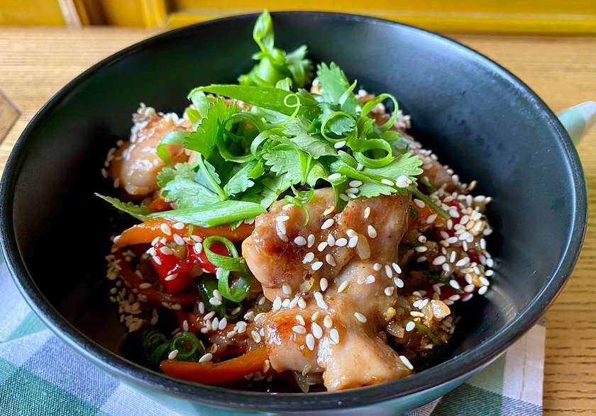 Thai rice with chicken