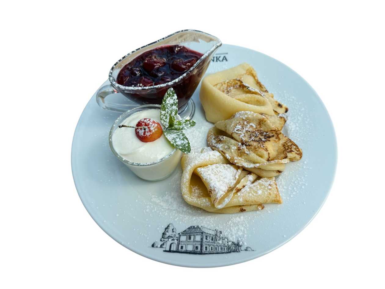 Palačinky s borůvkovým žahourem