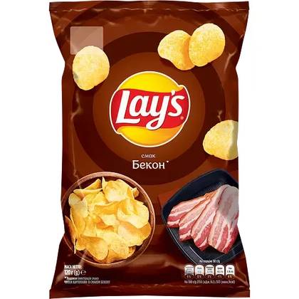 Lay's Bacon Flavored Chips 120g