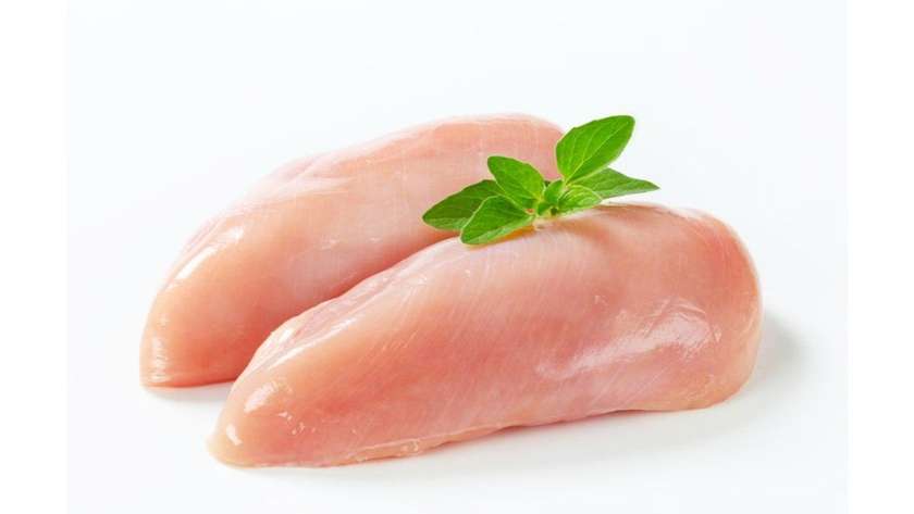 Raw chicken breast (with bone) 0.9-1.0 Kg