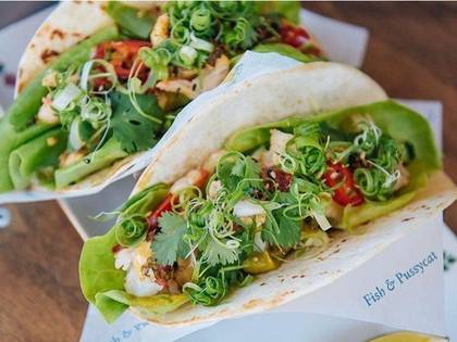 Shrimp Taco with Guacamole and Japanese Curry